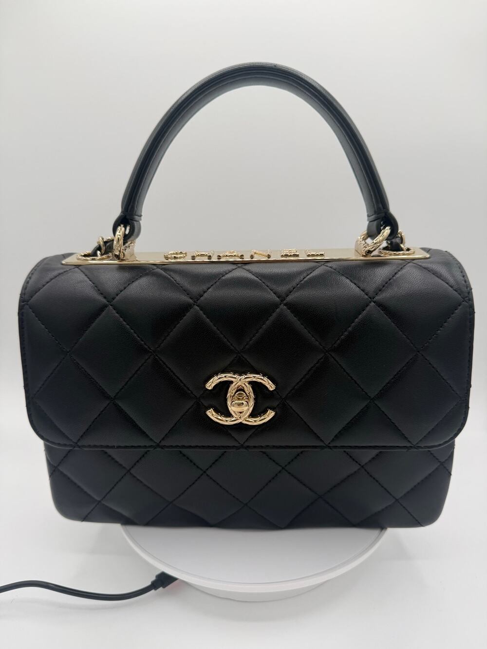 Chanel small trendy Lambskin with gold hardware